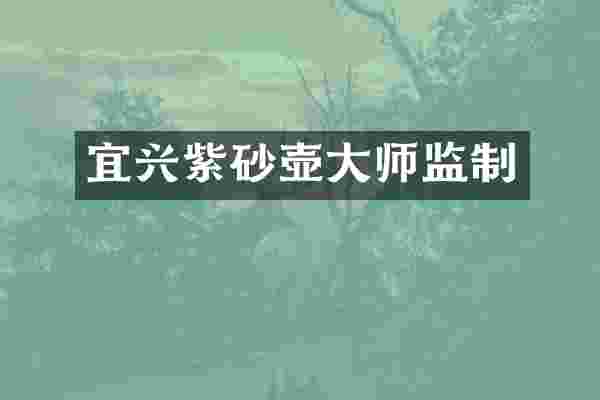 宜兴紫砂壶大师监制