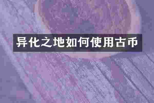 异化之地如何使用古币