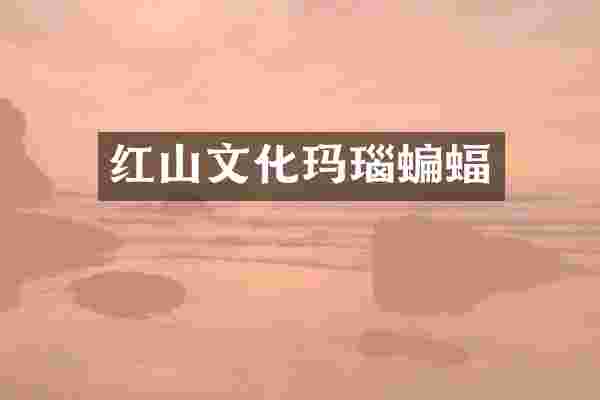 红山文化玛瑙蝙蝠