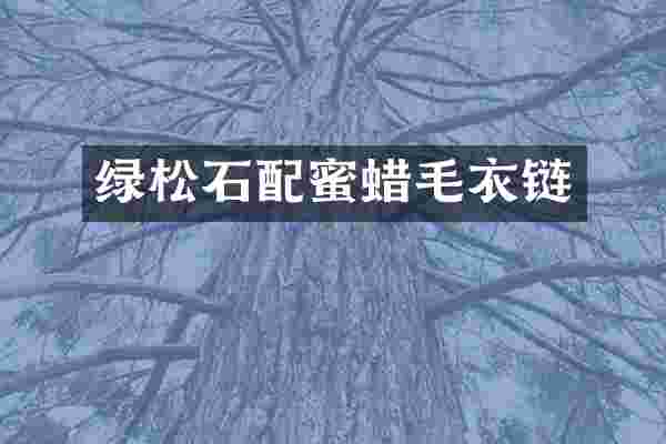 绿松石配蜜蜡毛衣链