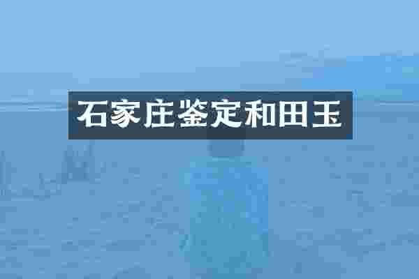 石家庄鉴定和田玉