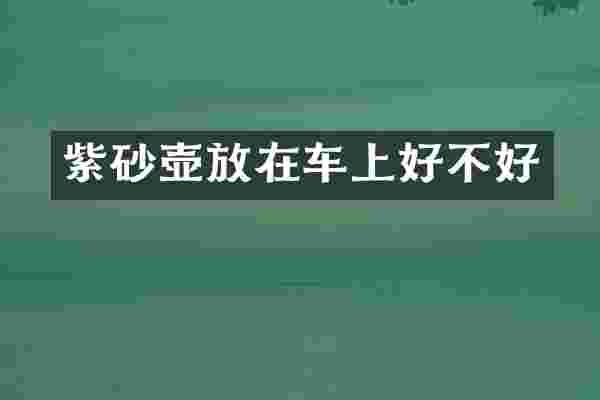 紫砂壶放在车上好不好