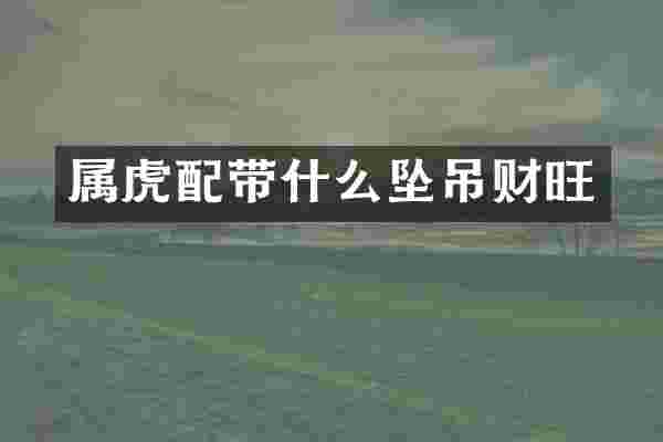 属虎配带什么坠吊财旺