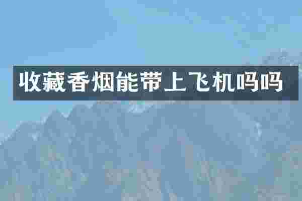 收藏能带上飞机吗吗