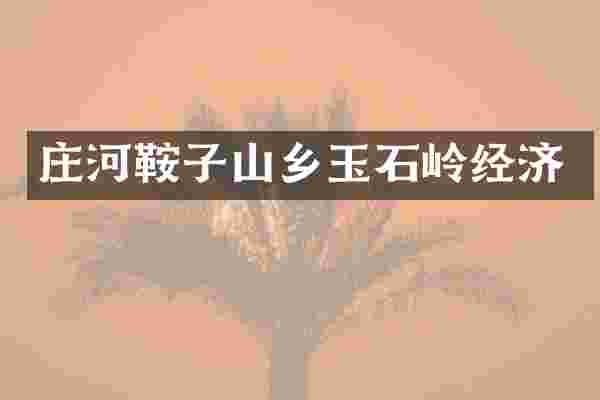 庄河鞍子山乡玉石岭经济