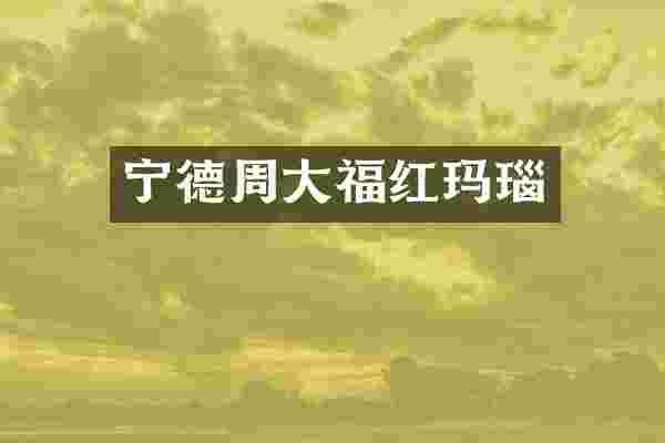 宁德周大福红玛瑙