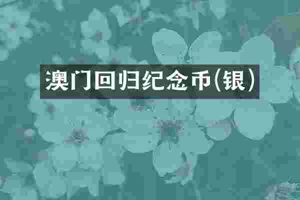 澳门回归纪念币(银)