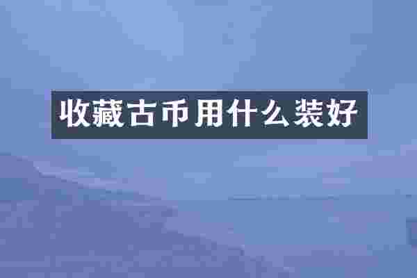 收藏古币用什么装好