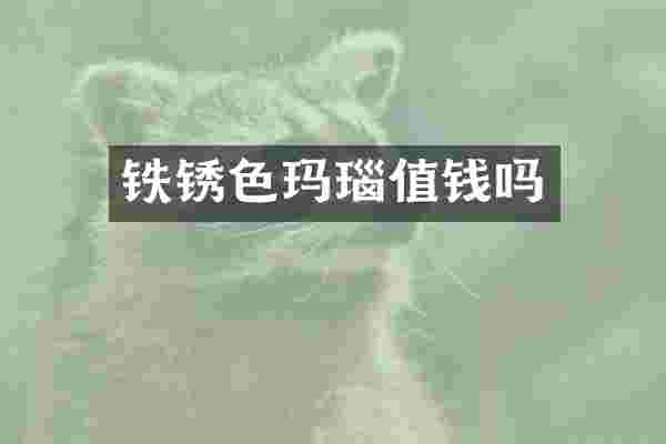 铁锈色玛瑙值钱吗