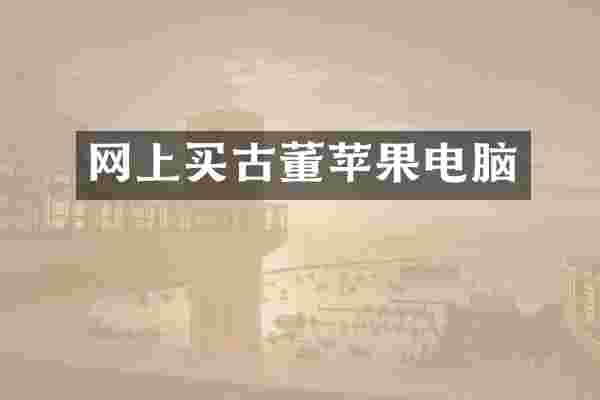 网上买古董苹果电脑