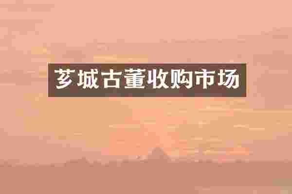 芗城古董收购市场