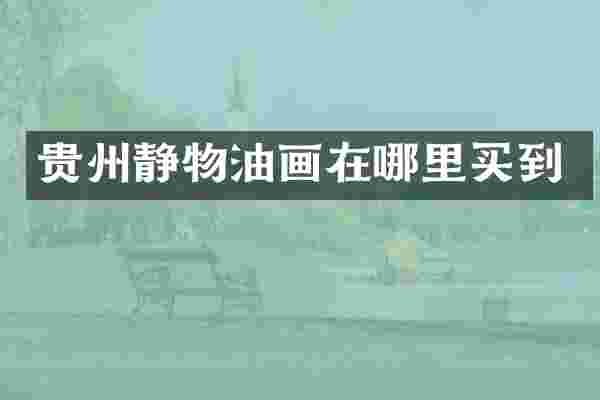 贵州静物油画在哪里买到