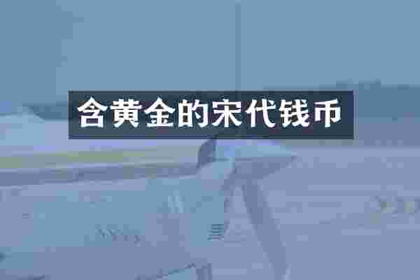 含黄金的宋代钱币