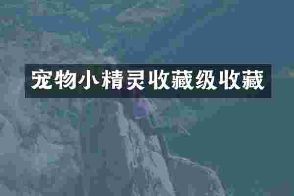 宠物小精灵收藏级收藏