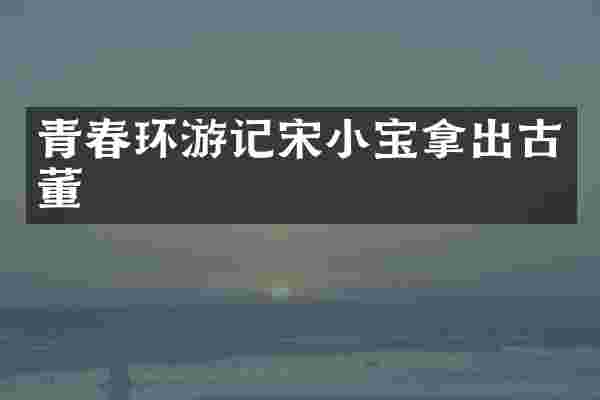 青春环游记宋小宝拿出古董