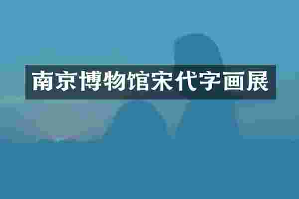 南京博物馆宋代字画展
