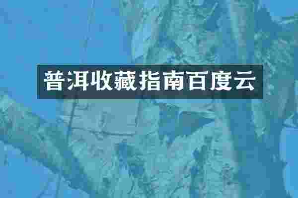 普洱收藏指南百度云