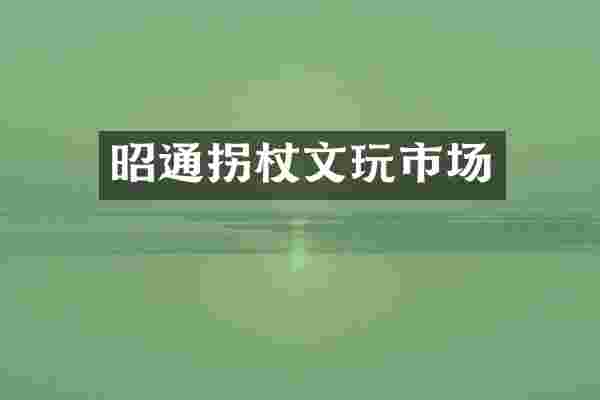 昭通拐杖文玩市场