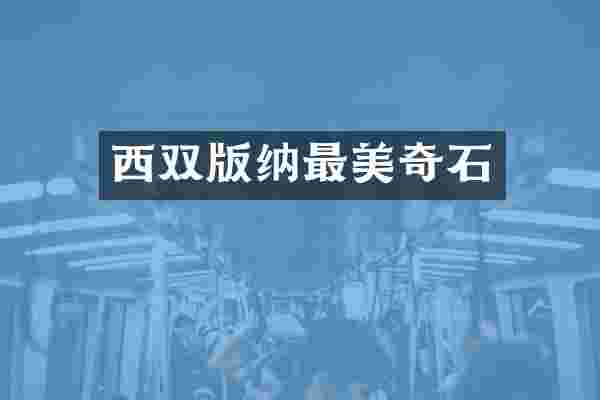 西双版纳最美奇石