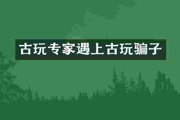 古玩专家遇上古玩骗子