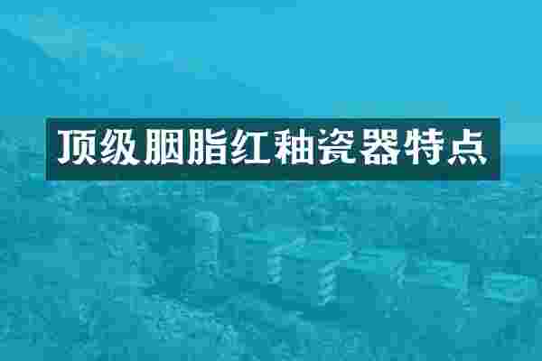 顶级胭脂红釉瓷器特点