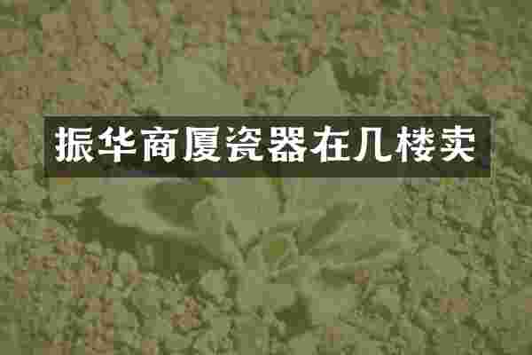 振华商厦瓷器在几楼卖