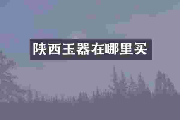 陕西玉器在哪里买