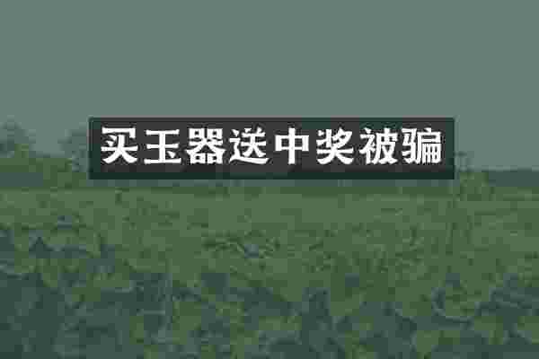 买玉器送中奖被骗