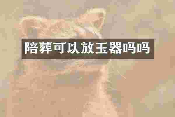 陪葬可以放玉器吗吗