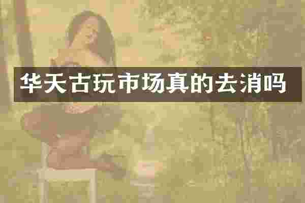 华天古玩市场真的去消吗