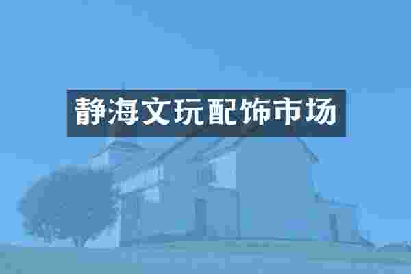 静海文玩配饰市场