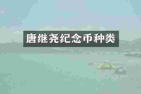 唐继尧纪念币种类