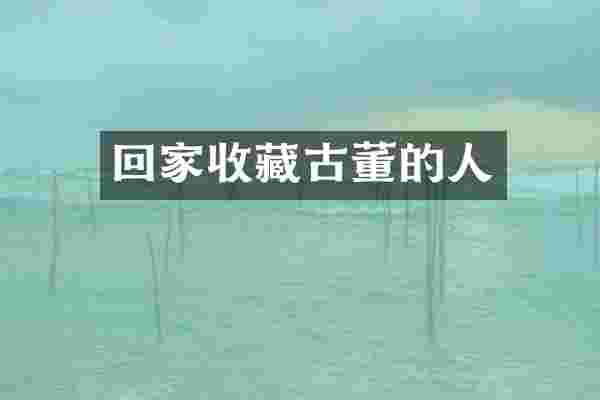 回家收藏古董的人
