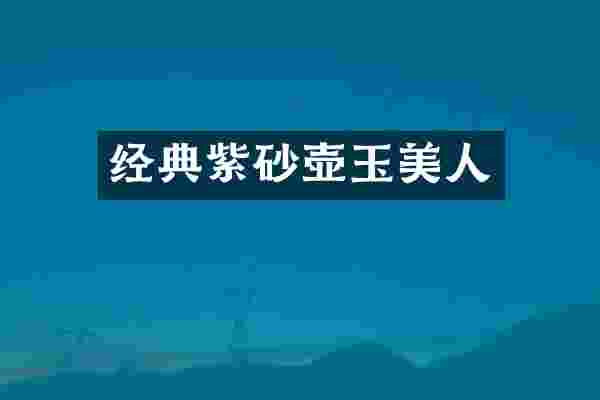 经典紫砂壶玉美人