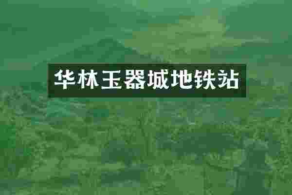 华林玉器城地铁站