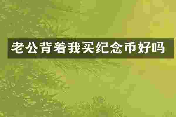 老公背着我买纪念币好吗