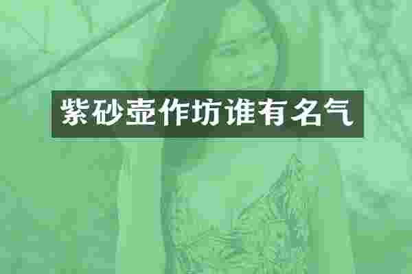 紫砂壶作坊谁有名气