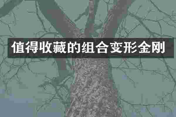 值得收藏的组合变形金刚