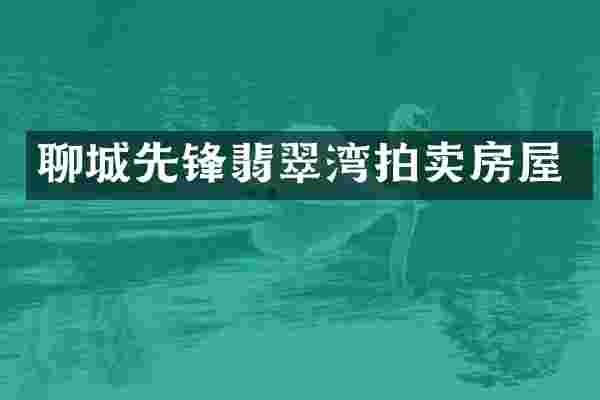 聊城先锋翡翠湾拍卖房屋