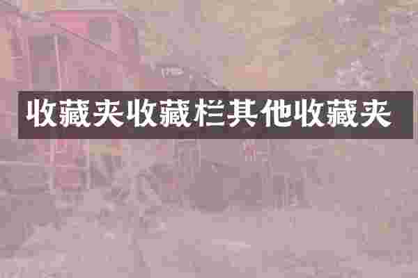 收藏夹收藏栏其他收藏夹