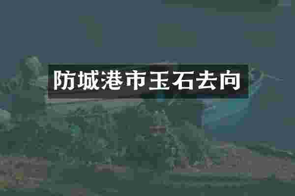 防城港市玉石去向