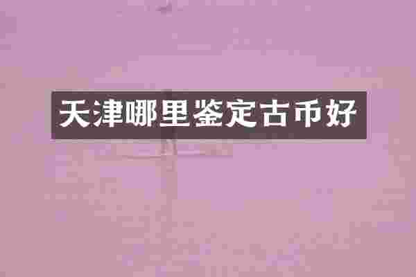 天津哪里鉴定古币好