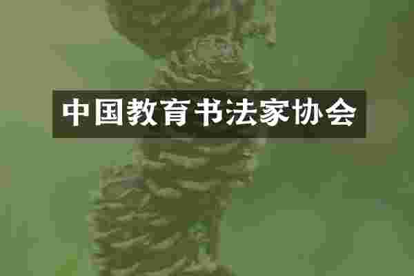中国教育书法家协会
