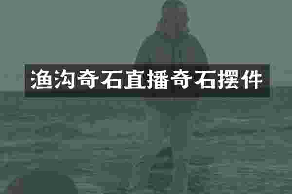 渔沟奇石直播奇石摆件