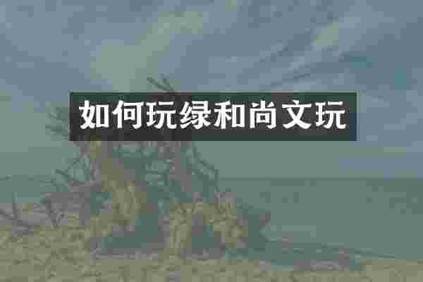 如何玩绿和尚文玩