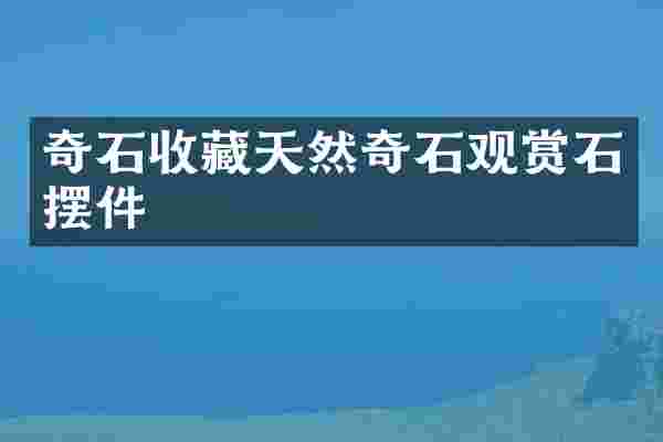 奇石收藏天然奇石观赏石摆件