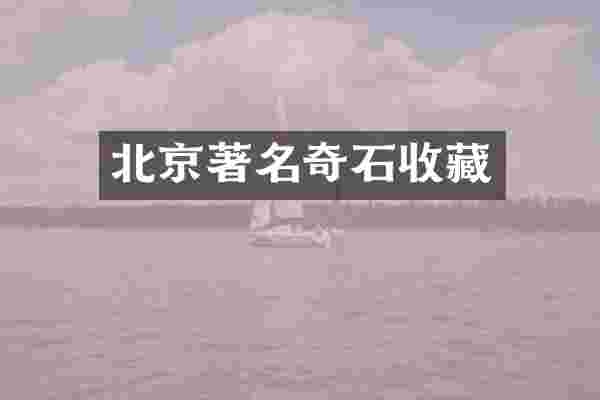 北京著名奇石收藏