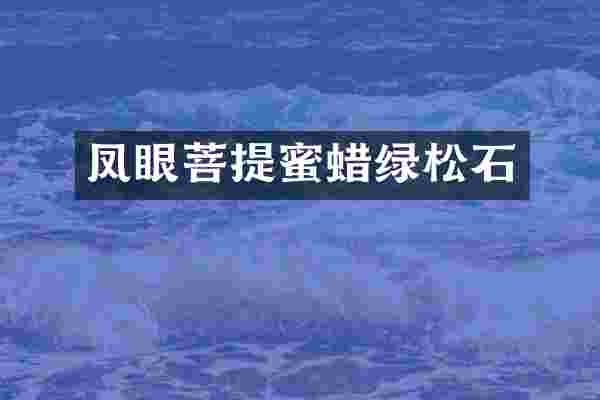 凤眼菩提蜜蜡绿松石