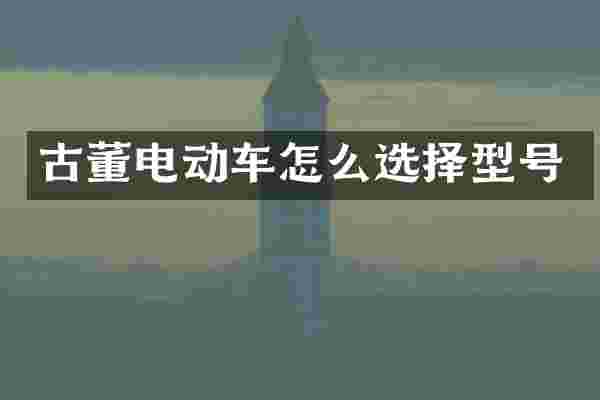 古董电动车怎么选择型号