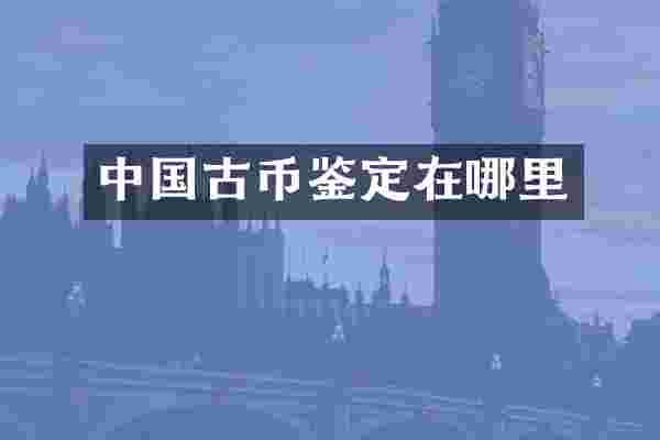中国古币鉴定在哪里